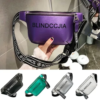 

Unisex Fashion Leather Bag Shoulder Shoulder Bags Crossbody Bag Chest Bags fanny pack сумка на пояс женская waist bag #30