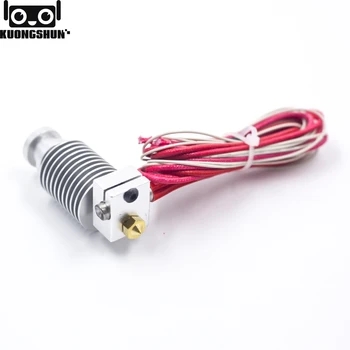 

KUONGSHUN All complete Direct V6 1.75/3.0mm+0.2/0.3/0.4/0.5mm Nozzle Accessories Replacement 3D Printer Parts