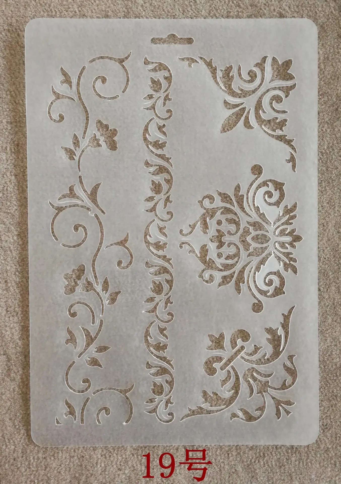 

20 pcs T19 Paint Stencils Drawing Template Ruler Hollow Drawing Diy Album Plastic Stencils For Scrapbooking