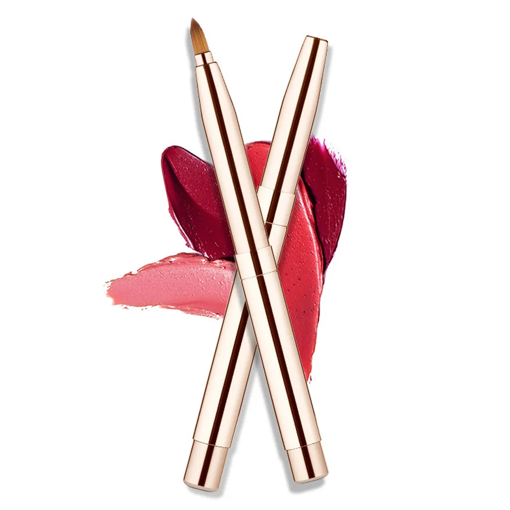 Makeup Brushes Gold Retractable Lip Brush Eyeshadow High Quality Makeup