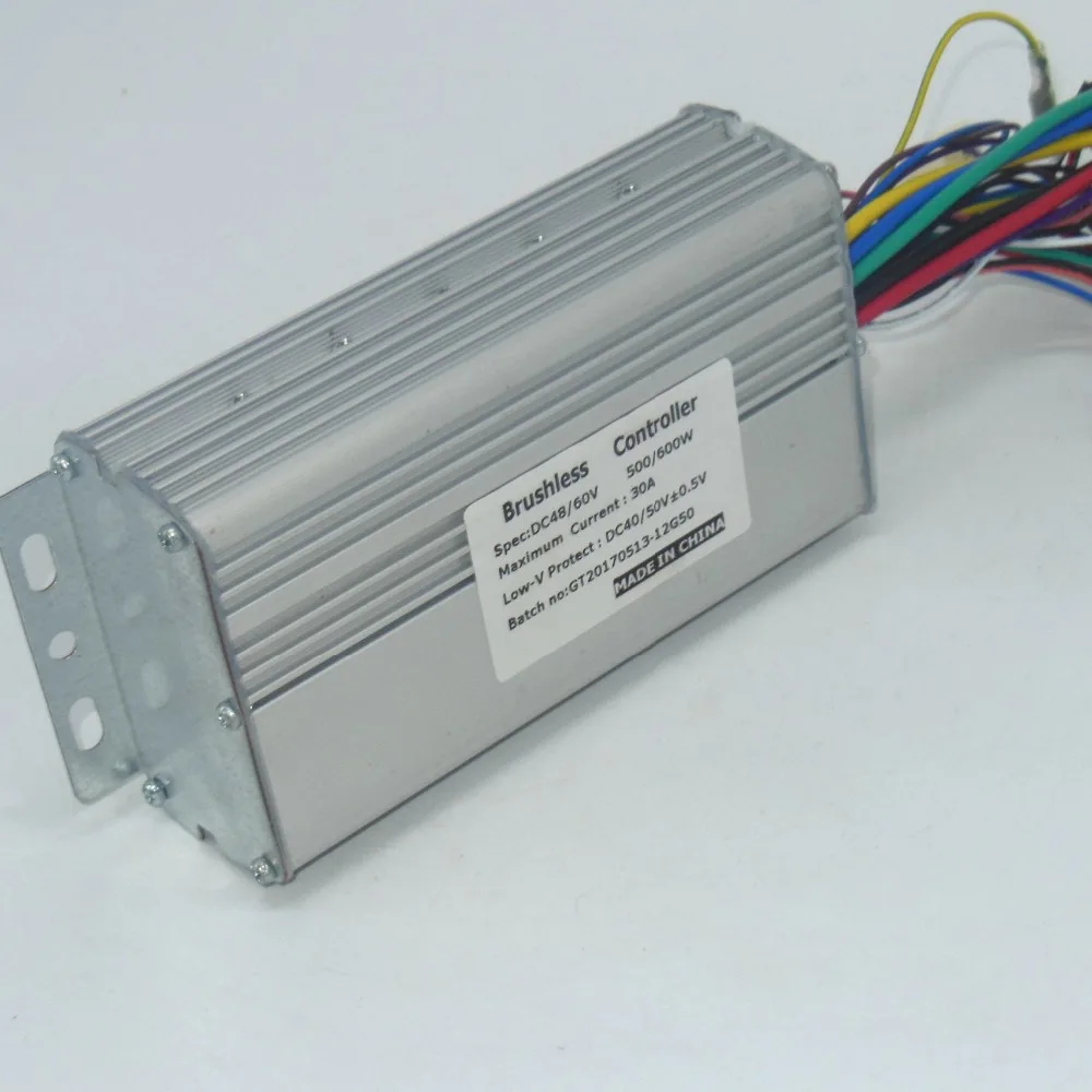 Best 60/120degree Sensor/Sensorless Universal 48V 60V 500W Brushless DC Motor Controller/Electric Bike Speed Controller, motor driver 1