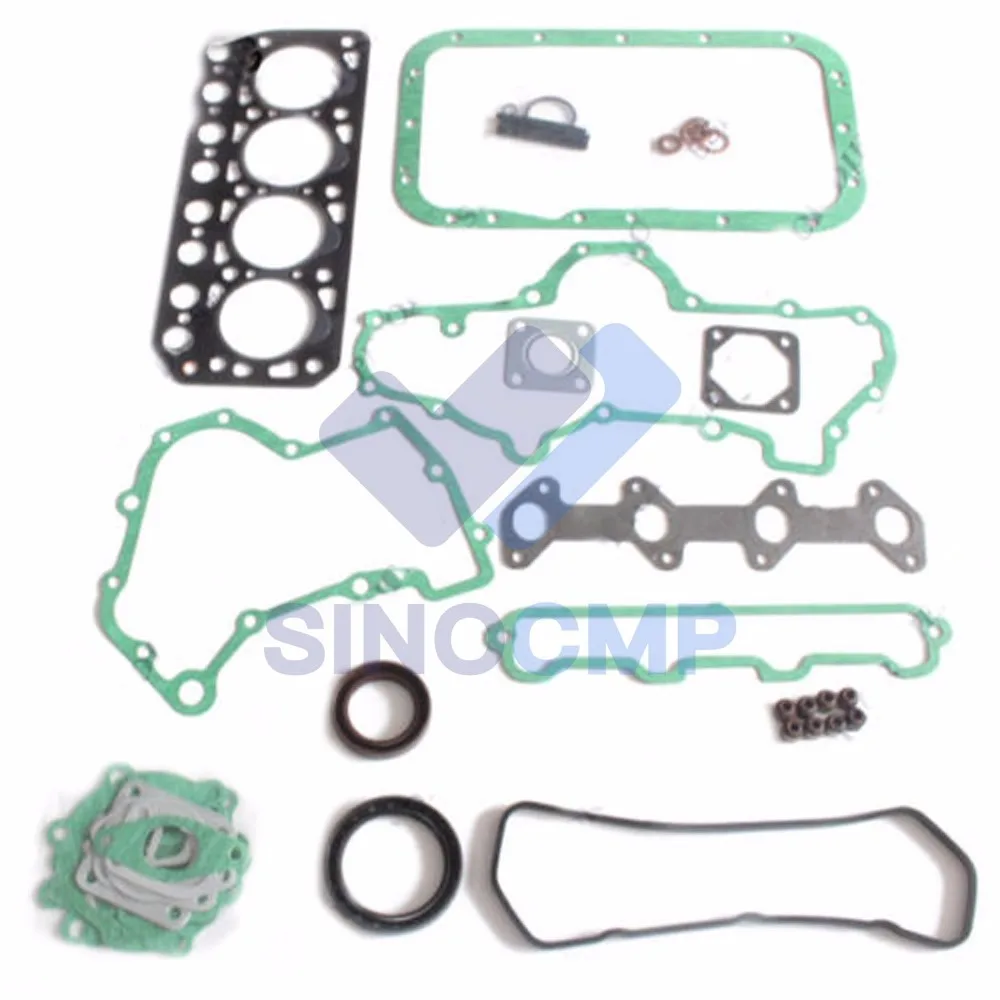 Mitsubishi K4E K4E-DI Engine Gasket Kit For Hanix N260 Excavator Digger Machine_
