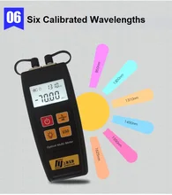 Fiber Optic Mini Multi-meter Visual Fault Locator 1mw and Optical Power Meter (-70~+6dBm)