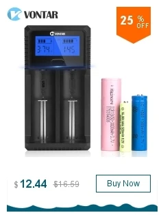 VONTAR достаточно зарядное устройство с 2 шт 4,5 в 3000 мАч AAA литий-ионная батарея перезаряжаемые батареи ЕС вилка