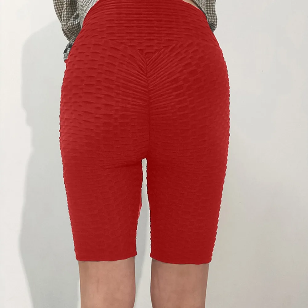 2019 Women's breathable tight-fitting sports shorts ladies sexy sweat-absorbent hip-fighting yoga gym running shorts 40J21 (11)