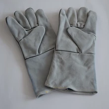 Защитные перчатки для взрослых электросварочные перчатки износостойкие Нескользящие рабочие кожаные перчатки для вождения унисекс