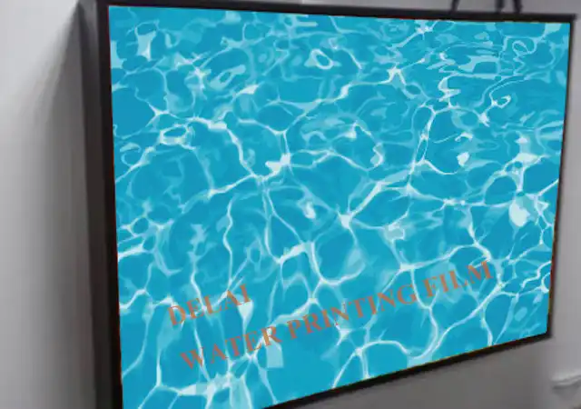 W 2713 Water Texture Print Ceiling Tiles Pvc Stretched Ceiling