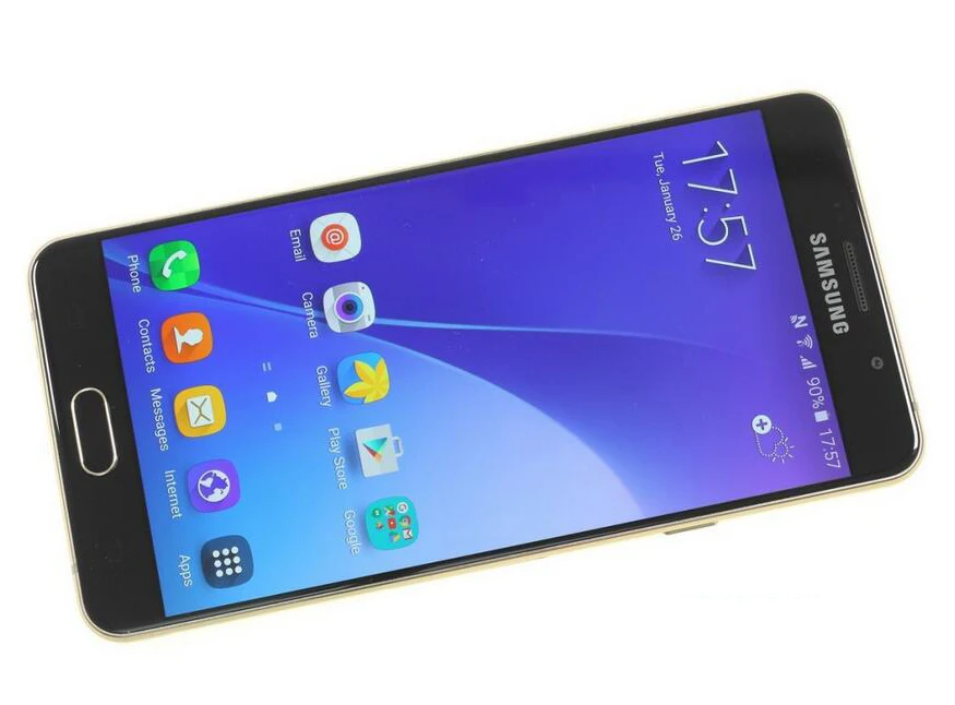 Samsung Galaxy A7 Duos() разблокированный 4G GSM Android мобильный телефон две sim-карты A7100 Восьмиядерный 5," 13 МП ram 3 ГБ rom 16 Гб