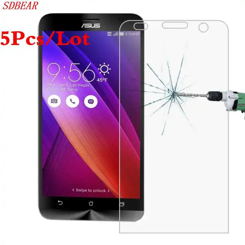 SDBEAR 0.26mm Tempered Glass Film For Asus Zenfone 2 Laser ZE550KL ZE551KL Z00LD Z00TD 5.5 inch Protective On | Мобильные телефоны
