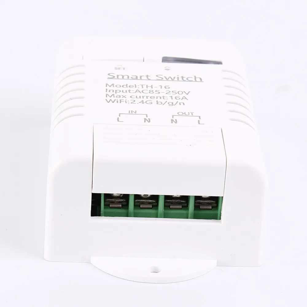 AC 85V 250V 16A беспроводной WIFI Интеллектуальный переключатель управления AM2301 монитор