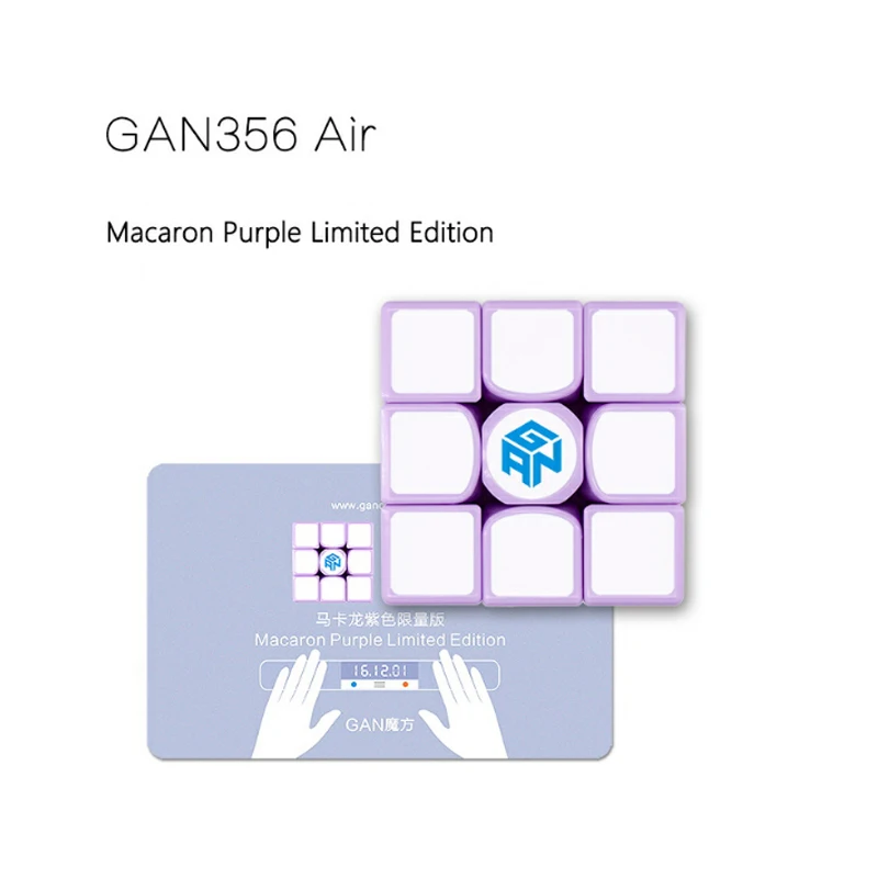 

GAN356Air 3x3x3 Limited Edition Purple Color Magic Speed Cube Educational Learning Toys For Kids Gan 365Air Speed Magico Cubo