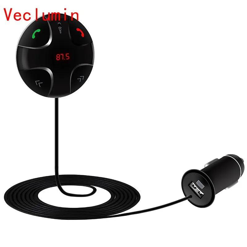 

Car Kit MP3 Player Wireless Bluetooth FM Transmitter USB Support SD Tf Card LCD Display USB Car Charger For iPhone And Android