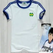 В нашем магазине представлены модели с азиатскими размерами! Camiseta рубашки Оливер atom equipe de Япония Франция, капитан Tsubasa майки, atom футбол хлопок белая мужская одежда