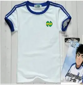 

Asia size ! Camiseta Shirts oliver atom equipe de Japan france, Captain Tsubasa Jerseys,ATOM football cotton white Men's clothes
