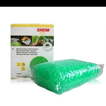 1L Германия EHEIM Аквариум Зеленый жевательная резинка Biofilter волокно Fish Tank физической фильтровальный материал культивировать нитрирование бактерий