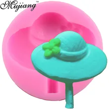 Mujiang Silicone Flower Hat Chocolate Mold Cupcake Fondant Molds Party Cake Decorating Tools Resin Clay Candy Moulds Baking Tool