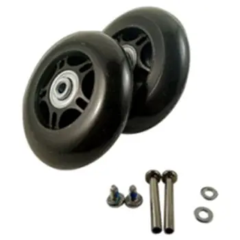 

2 Set Luggage Suitcase Replacement Wheels Axles and Wrench Repair set 84*24mm