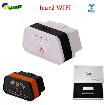

DHL10pcs Diagnostic Tool OBD2 Vgate iCar2 WIFI OBD2 wifi OBD 2 Support IOS/Android iCar 2 Free shipping