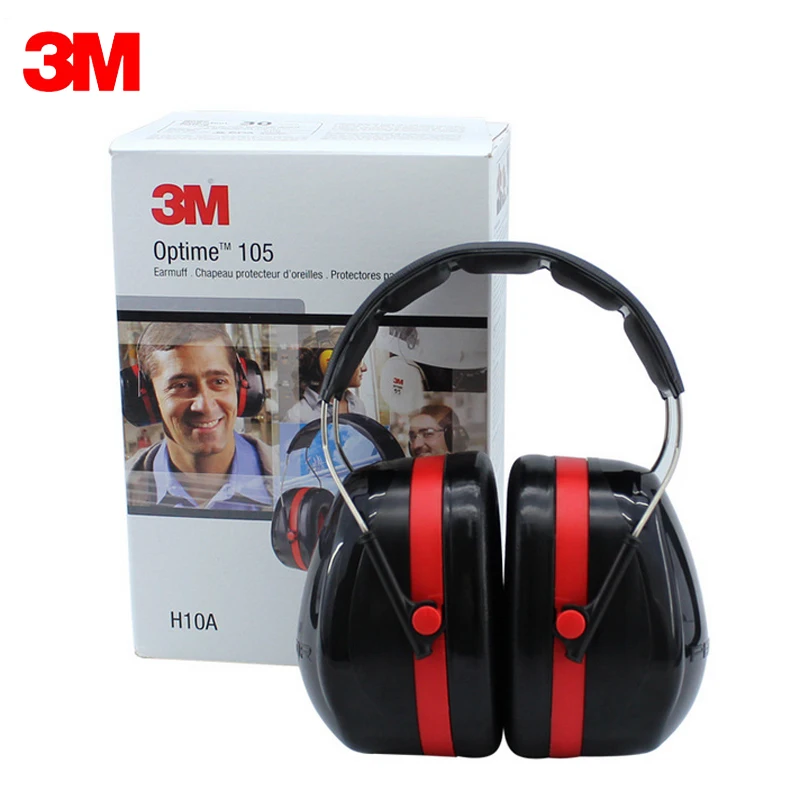3M H10A Safety Anti-noise Earmuffs Ear Protector Outdoor Hunting Shooting Sleep Soundproof factory learn Mute Ear protection