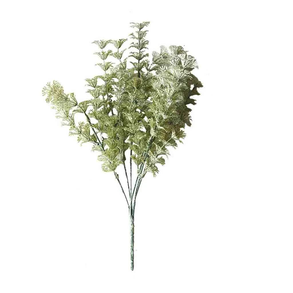 

2019 New Artificial Flowers Silk Lambs Ear Leaf Spray Greenery for Home Décor Wedding #NN530