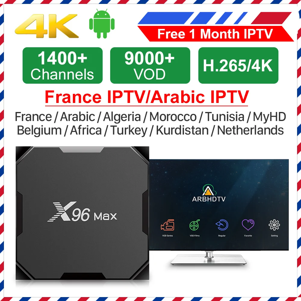 FULL HD IPTV France Arabic Belgium Morocco French IPTV X96 Max Android Box 2.4G/5.8G Wifi Free 1 Month IPTV Code Turkey IP TV FULL HD IPTV France Arabic Belgium Morocco French IPTV X96 Max Android Box 2.4G/5.8G Wifi Free 1 Month IPTV Code Turkey IP TV