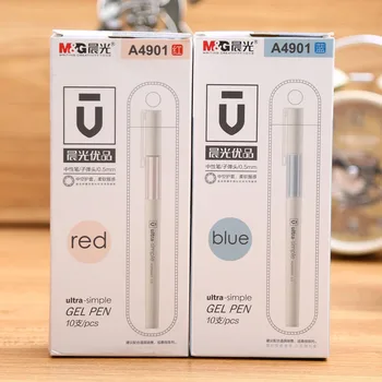 

10PCS M&G AGPA4901 Gel Pen YOUPIN Series Gel Pen 0.5 mm Muji Style Student Stationery