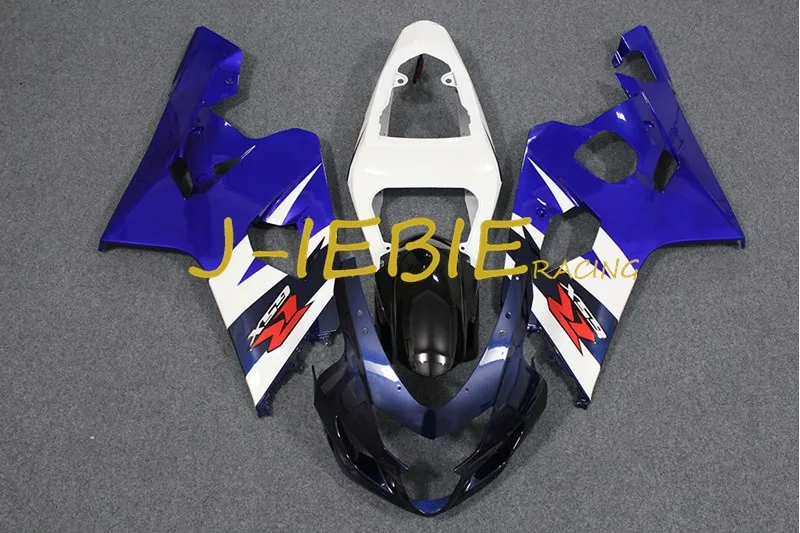 

Black blue white Injection Fairing Body Work Frame Kit for SUZUKI GSXR 600/750 GSXR600 GSXR750 2004 2005