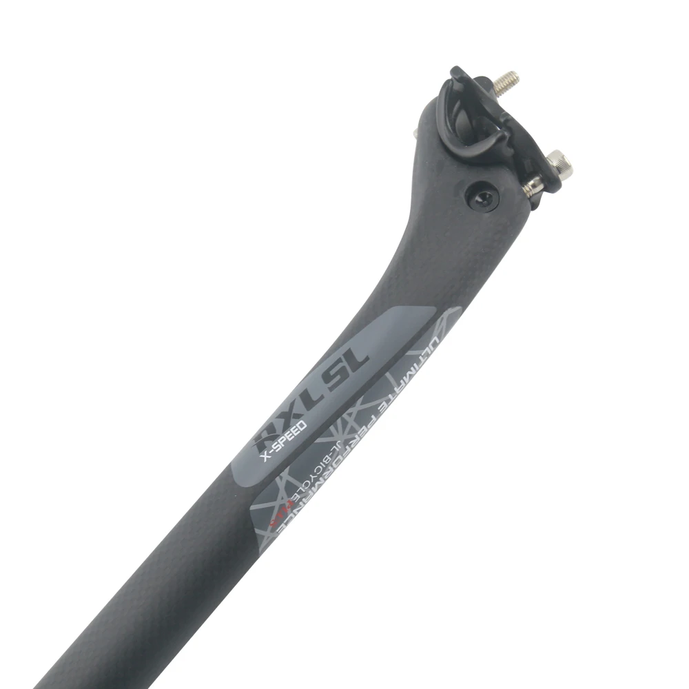 RXL SL Bicycle Seat Post 27.230.831.6mm Carbon Seatpost Mtb Bike Offset 25mm 3K Matte RedGrey Seatposts carbon  (8)
