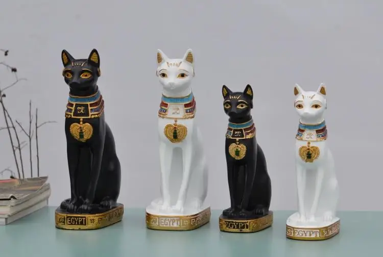 Maison Salon Tv Armoire Decoration Feng Shui Decoration Ancien Egyptien Chat Dieu Nouvelle Maison Chanceux Chat Ornements Aliexpress