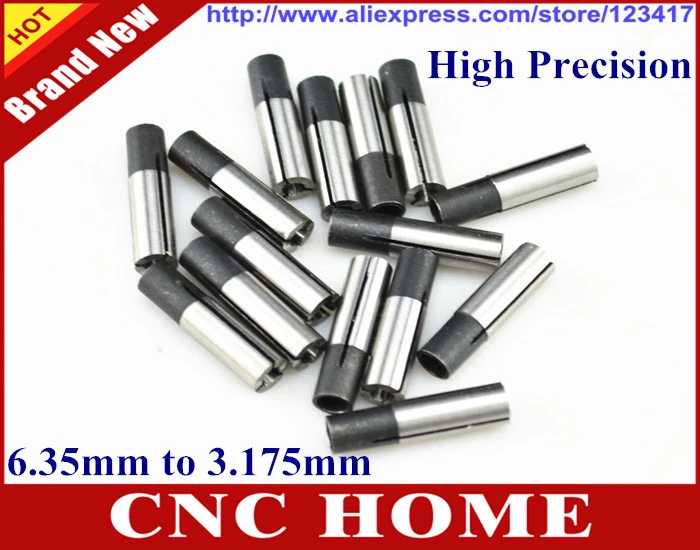 5Pcs Power Collet Chuck Adapter for Tools Bits CNC Router Parts