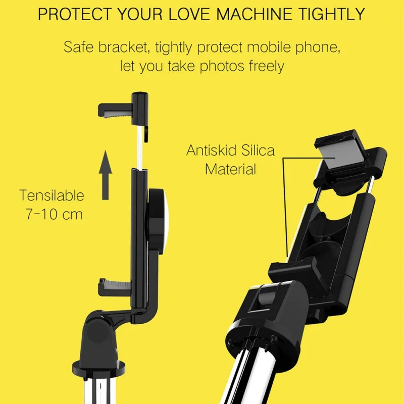 Универсальный Bluebooth селфи палка мини складной штатив беспроводной затвор выдвижной монопод для iPhone SamSung Xiaomi HuaWei