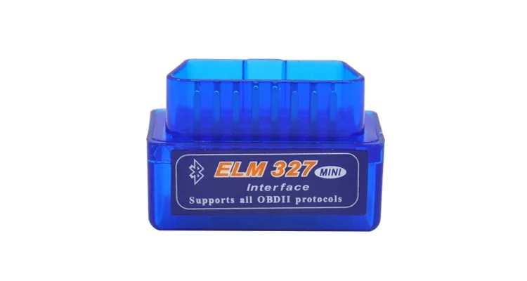 Elm327 V2.1 Bluetooth elm327 OBD OBD2 автоматический сканер OBDII 2 Автомобильный ELM 327 Тестер диагностический инструмент для Android Windows Symbian синий