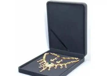 

Newly Luxury Velvet Jewelry Box Pearl Necklace Pendants Packaging Display Storage Gift Boxes Carrying Case 24x19x4cm 20pcs/lot