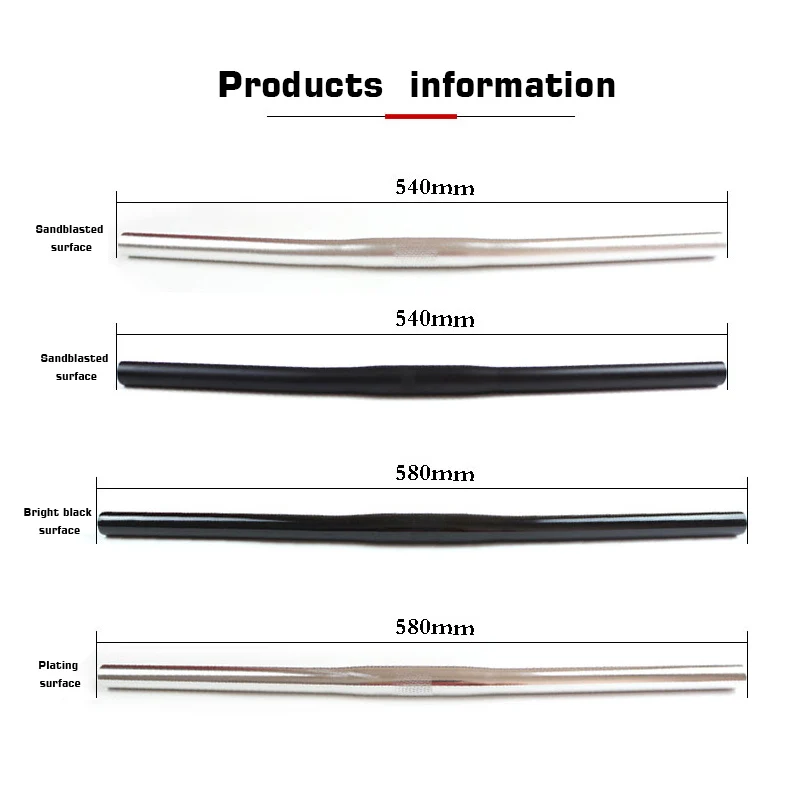 

FETESNICE 25.4mm one shaped handlebar fixed gear bike parts bicycle handle bar