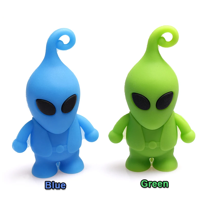 

Amthin USB Flash Memory 4G 8G 16G 32G Drive Stick cartoon Alien USB Flash Drives pen drive creativo memory Stick free shipping