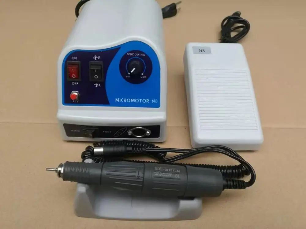  Livraison gratuite micromoteur Micro-moteur dentaire 45000 tr/min N8 pour le perçage des outils de 