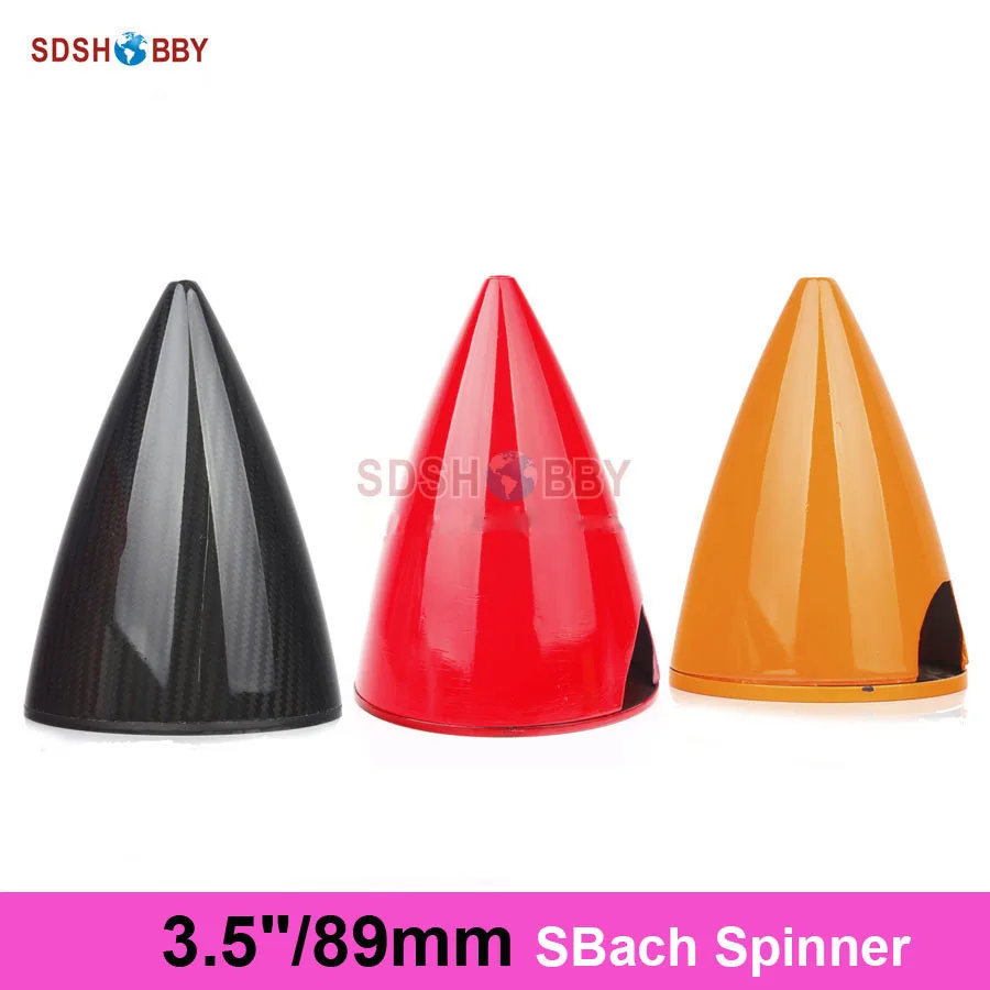 3. 5in/89 мм углеродное волокно Verisimilitude Spinner Для SBach Plane с задней пластиной из
