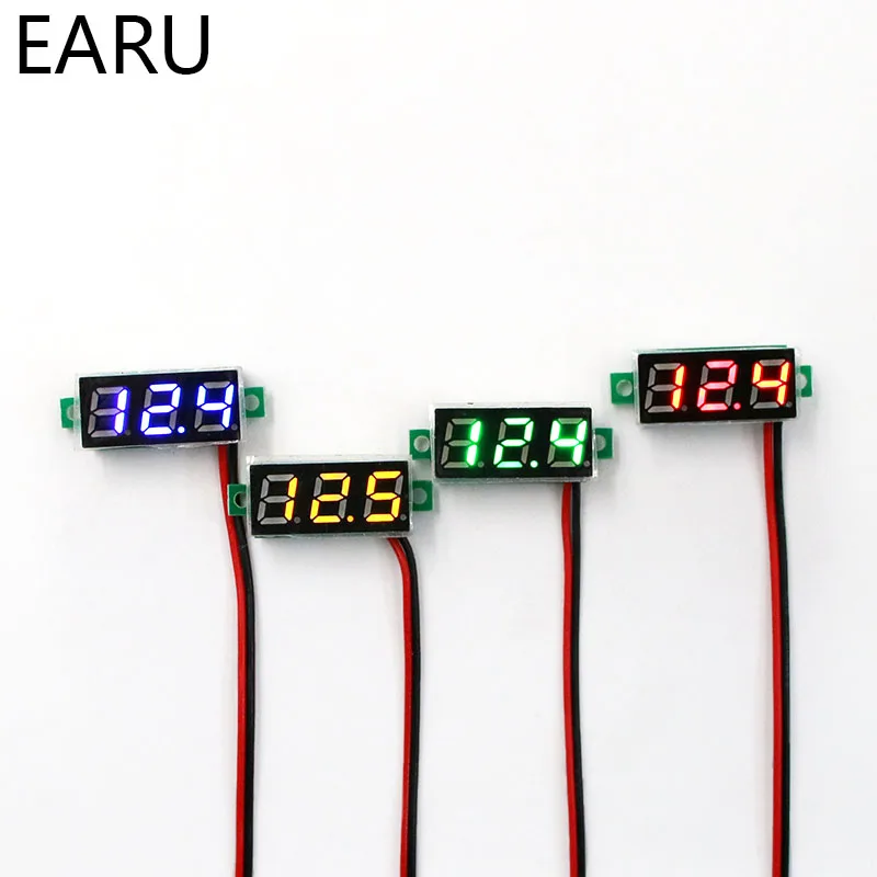 Мини цифровой вольтметр Напряжение метр тестер 0,28 дюймов 2,5 V-30 V светодиодный Экран электронный Запчасти аксессуары Цифровой вольтметр