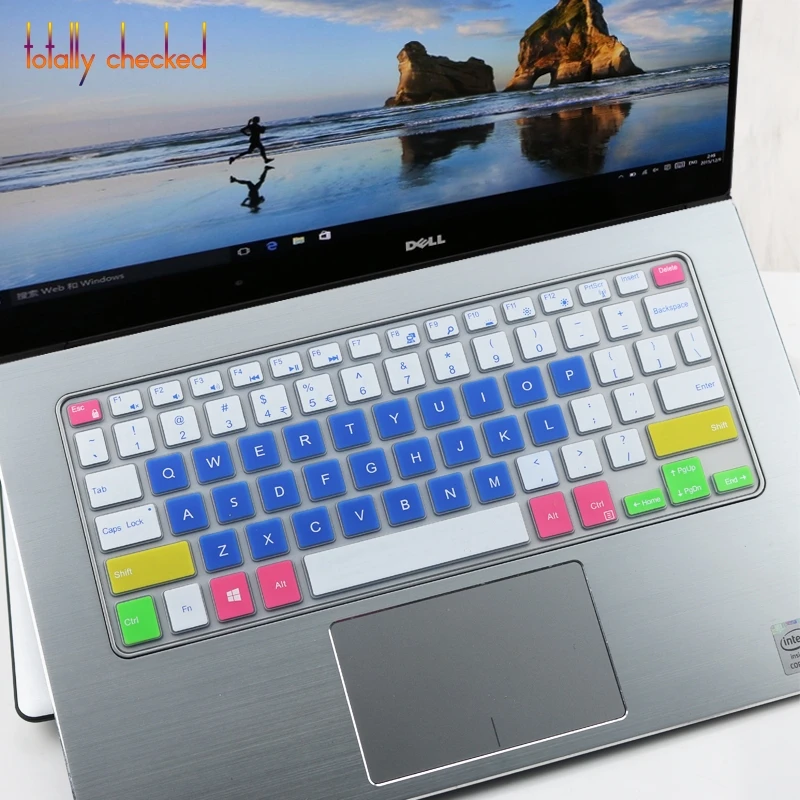 Силиконовая защитная накладка на клавиатуру для Dell Inspiron 13 3 7347 7547 7548 7352 7353|Чехлы