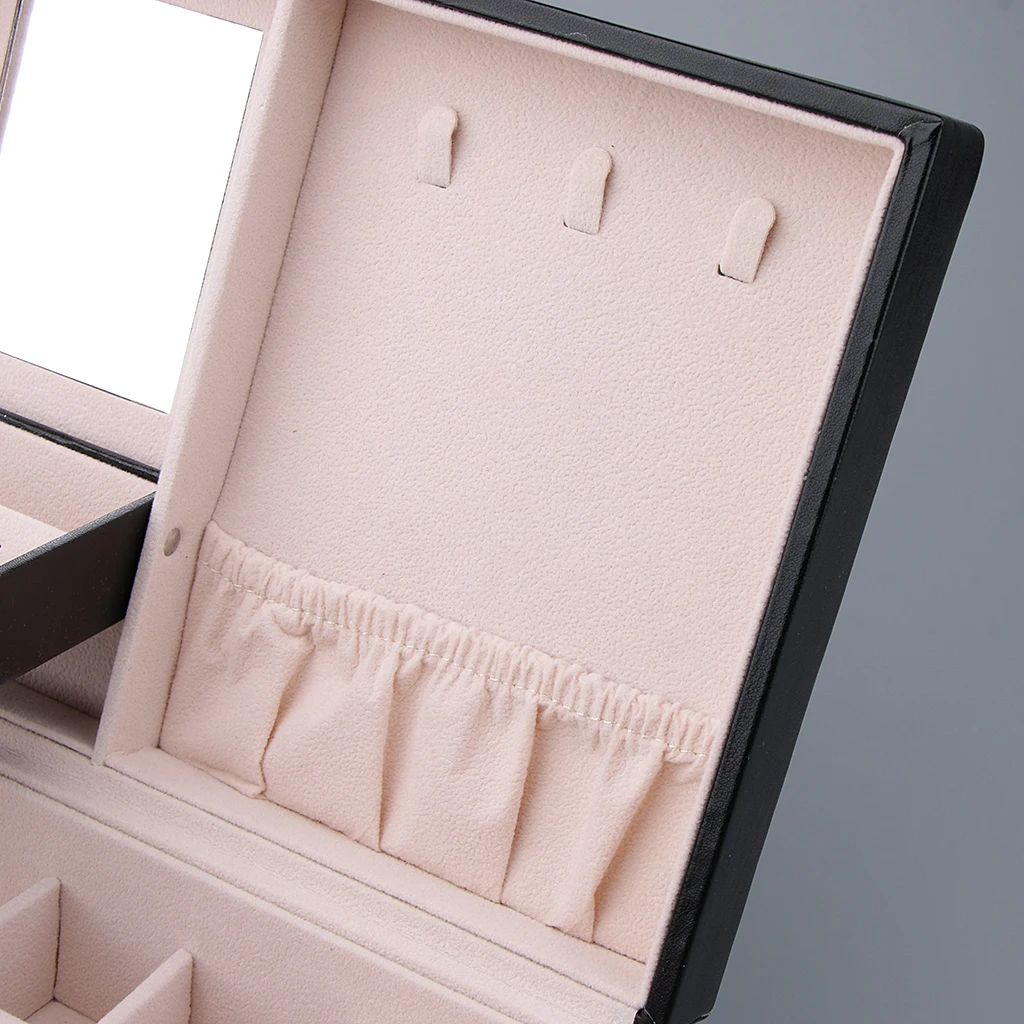 Ring Box Personalized Moden Engagement Wedding Leather Jewelry Storage Box