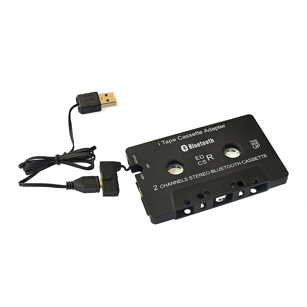  Caliente 3rd Gen inalámbrico iTape CSR V4.0 + EDR adaptador de casete Bluetooth funciona mientras c