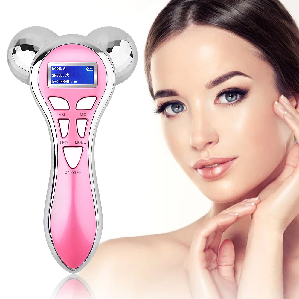 4d Massager Roller of Micro Current and Vibration Electric Massager