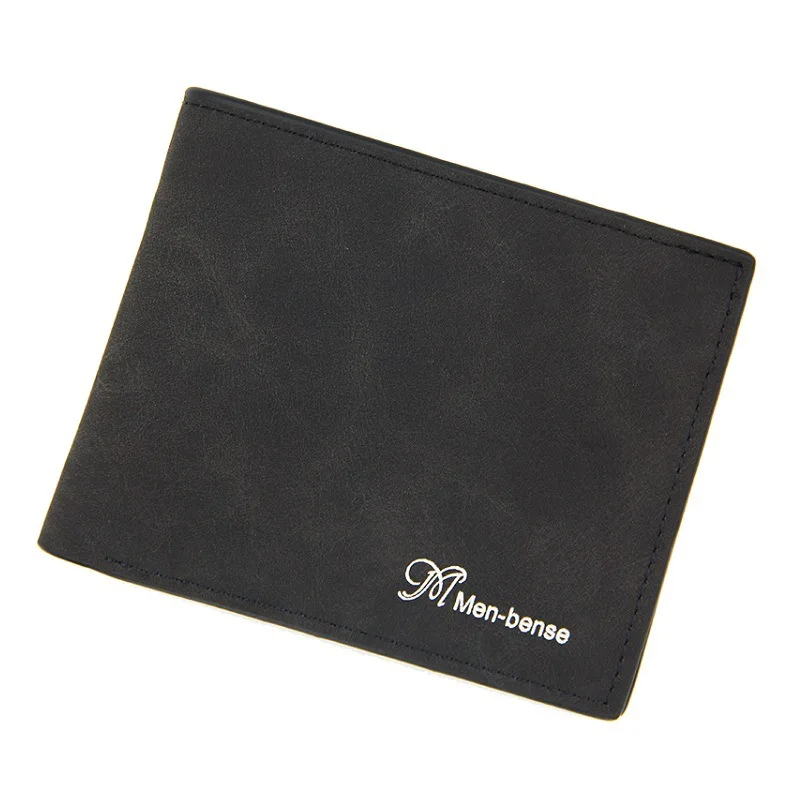 Top 2018 Vintage Men Leather Brand Luxury Wallet Short Slim Male Purses Money Clip Credit Card Dollar Price fashion 112