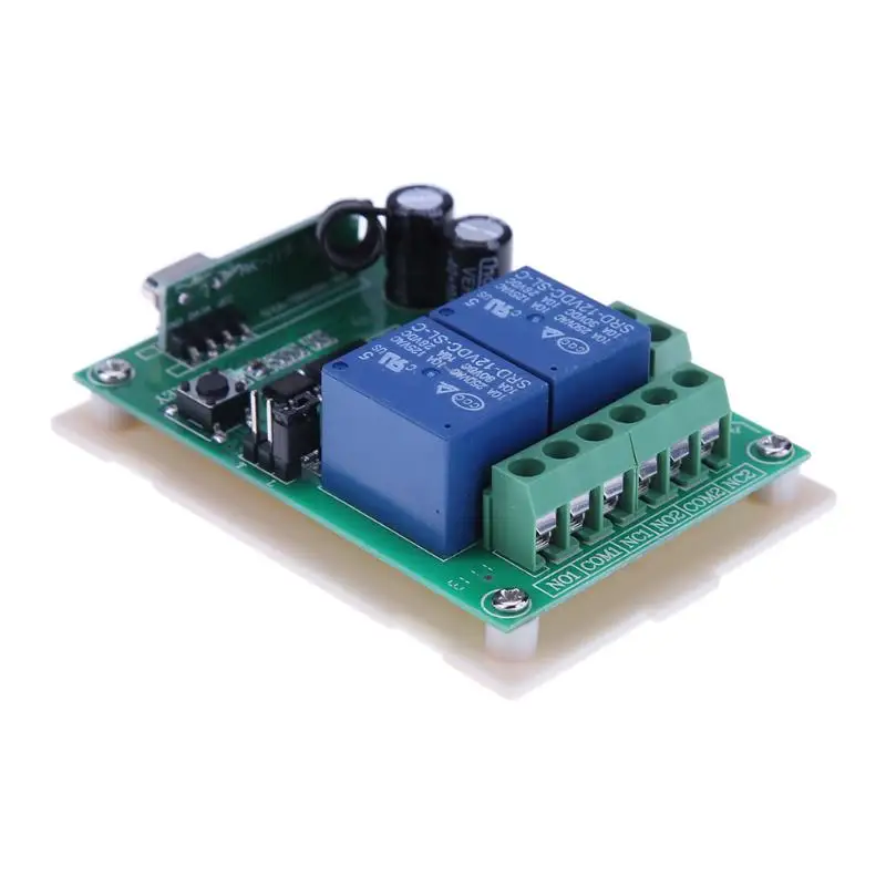 12V/24V 433 МГц 2 канала реле Беспроводной дистанционного Управление переключатель +