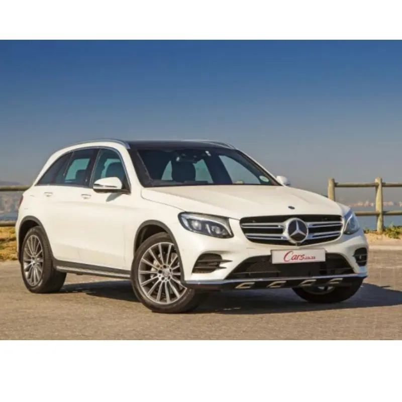 

20.6cm Mirror Face Emblem Kit For Mercedes GLC300 2015-2017 Grille Center Badge silver or black side