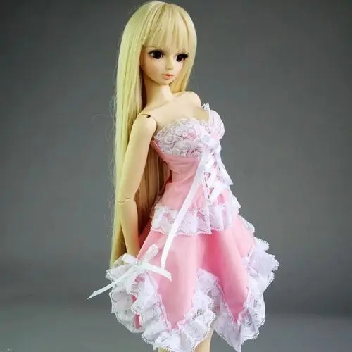 

[wamami] 105# Lace Pink Dress 1/3 SD DZ AOD BJD Dollfie