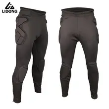Лидер продаж, профессиональные футбольные брюки вратаря, мужские губки, тонкие, обтягивающие, для футбола, с длинным рукавом, комплект для вратаря, тренировочные штаны