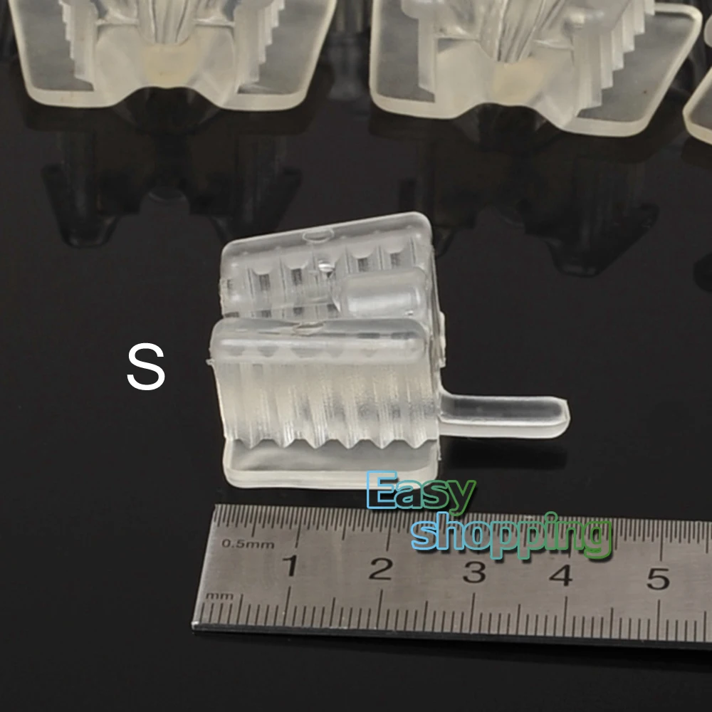 6 шт. зубные силиконовые рот Опора Поддержка Холдинг слюноотсасывателем всасывания Совет Малый