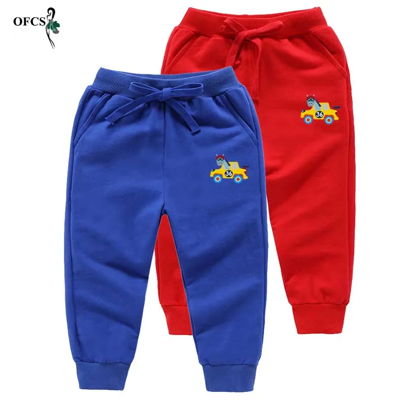 

New Retail Fashion Cartoon Pants For 2-12 Yeas Babies Boys Girls Casual Sport Pants Jogging Enfant Garcon Kids Children Trousers