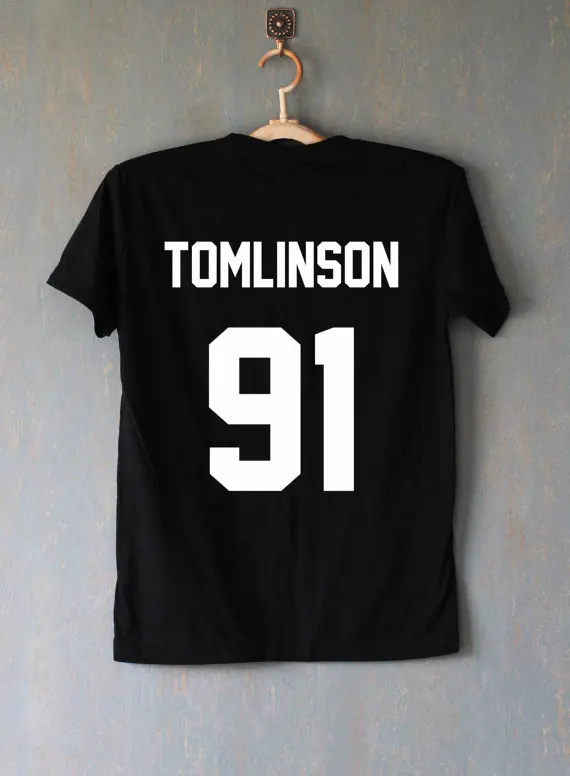 Футболка Луи Tomlinson 91 футболка в одном направлении унисекс большой размер и Colors